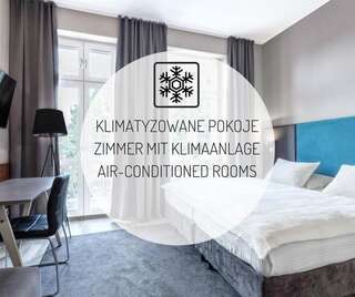 Отель Hotel Kaliski Слубице Двухместный номер Делюкс с 1 кроватью или 2 отдельными кроватями-14